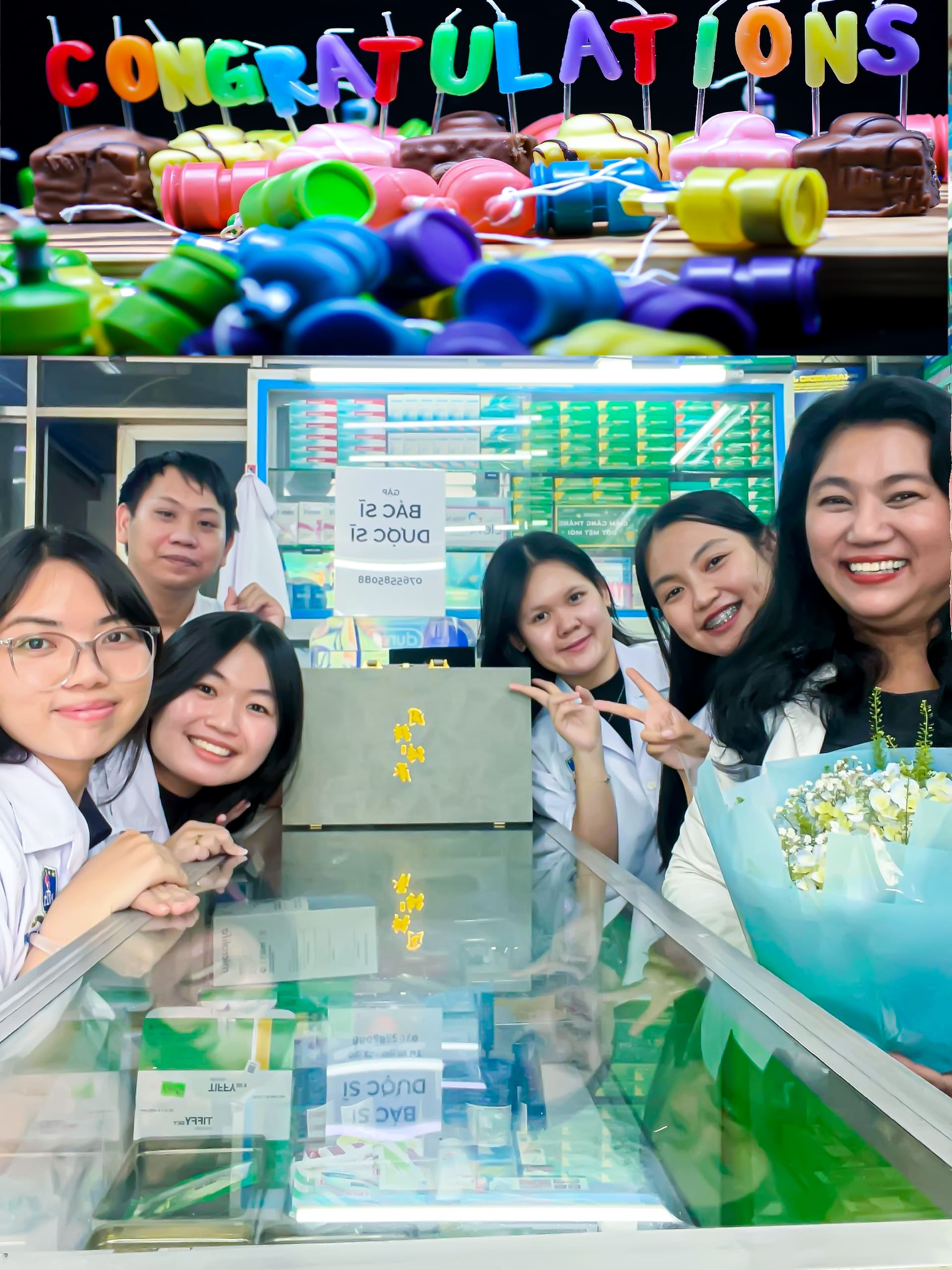 QUÀ TẶNG KẾT THÚC KHÓA - LỚP DƯỢC NGUYỄN TẤT THÀNH ( NHÓM 2 ) 17 duoc si nam cuoi truong dai hoc nguyen tat thanh chup anh luu niem co tien nhandip tot nghiep khoa thuc tap 1