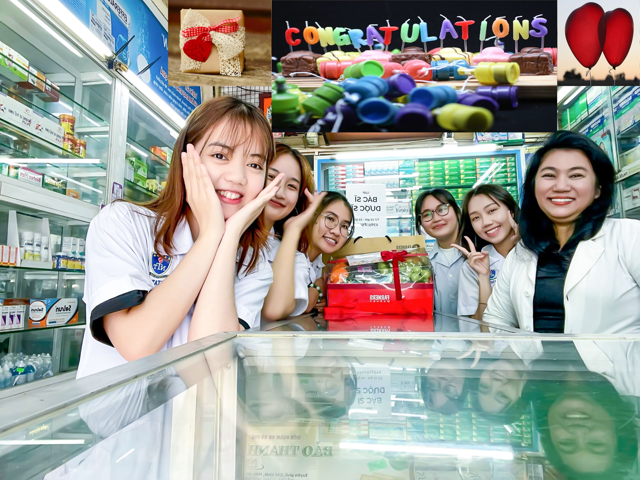 sinh-vien-năm-cuôi-nguyen-tat-thanh-chup-anh-luu-niem-ket-thuc-khoa-hoc-voi-co-thuy-tien-tai-nha-thuoc-tot_3